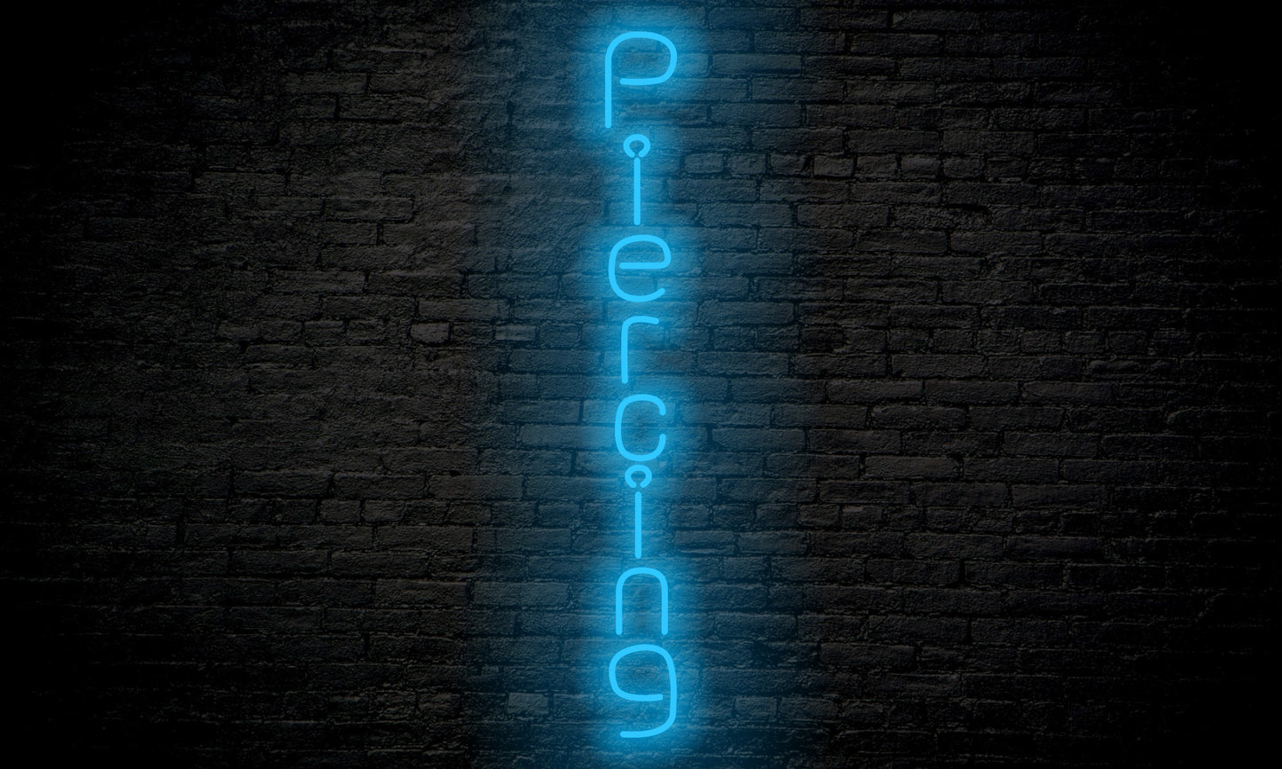 Piercing LED Neon Sign VERTICAL