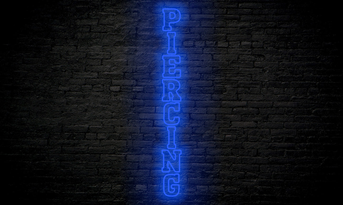 Piercing LED Neon Sign Vertical