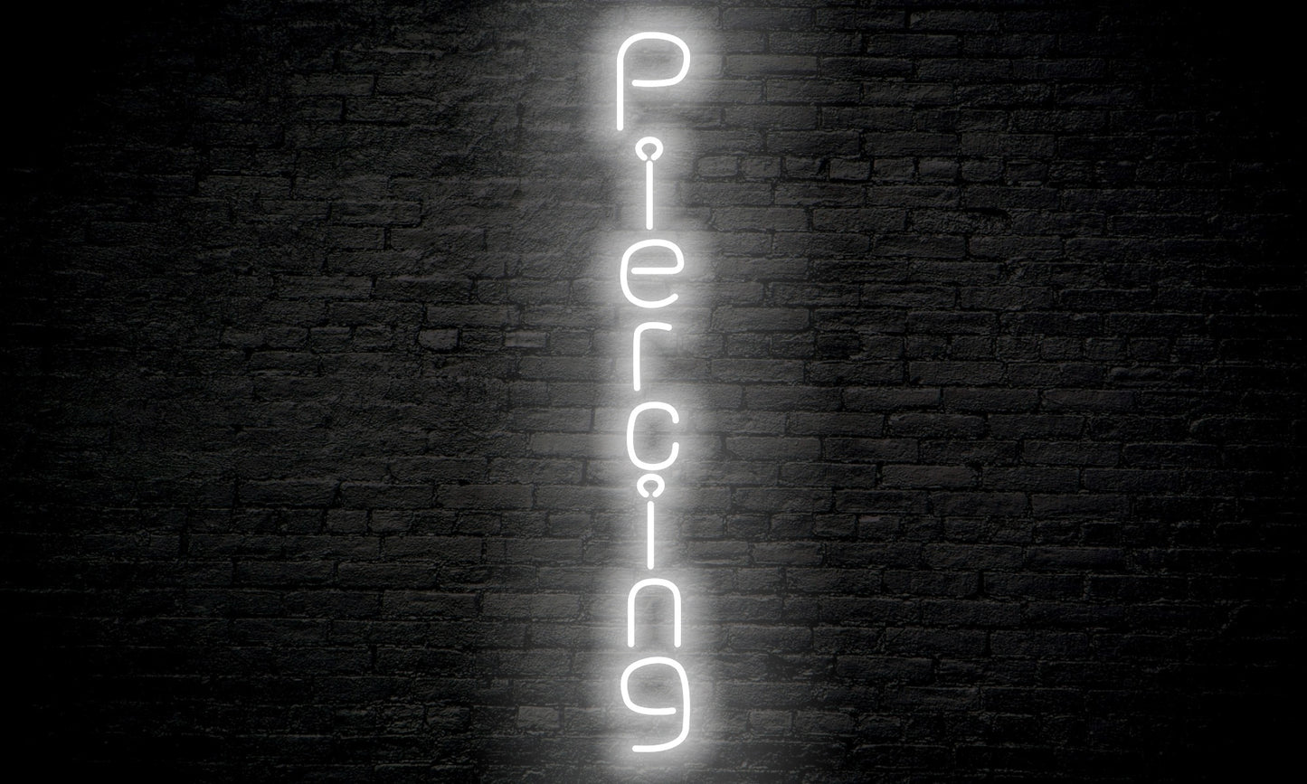 Piercing LED Neon Sign VERTICAL