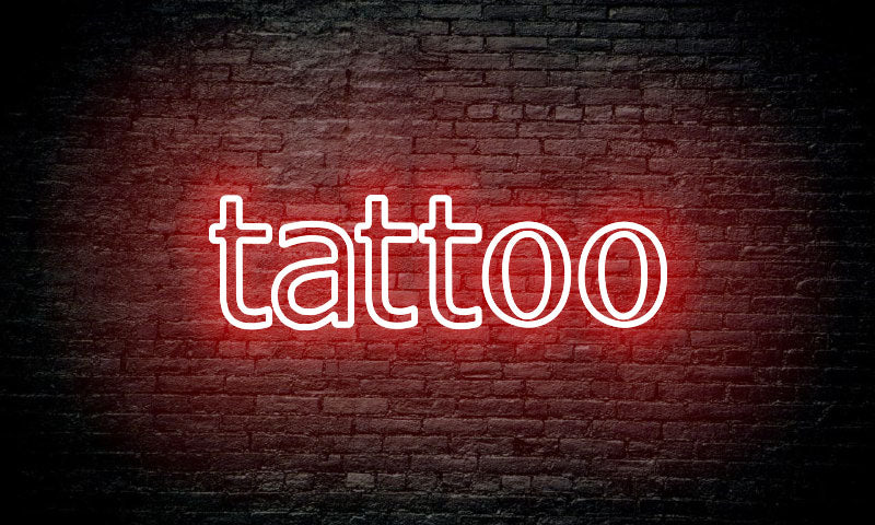 TATTOO LED Neon Sign "tattoo"