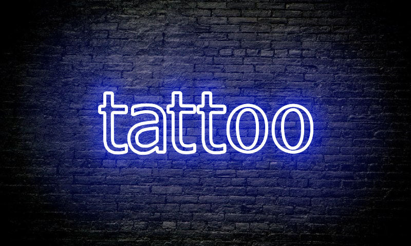 TATTOO LED Neon Sign "tattoo"