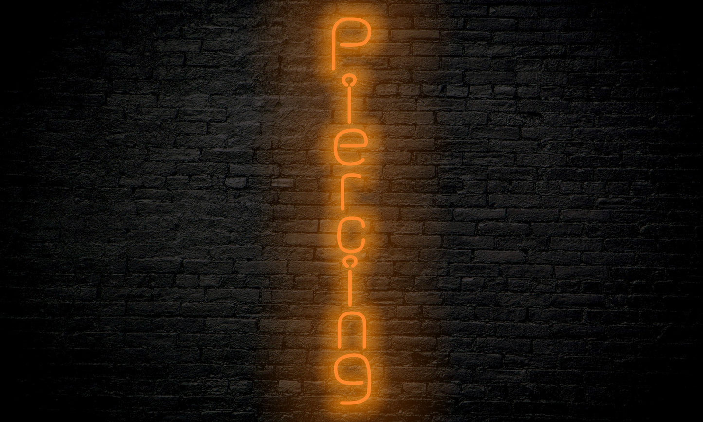 Piercing LED Neon Sign VERTICAL