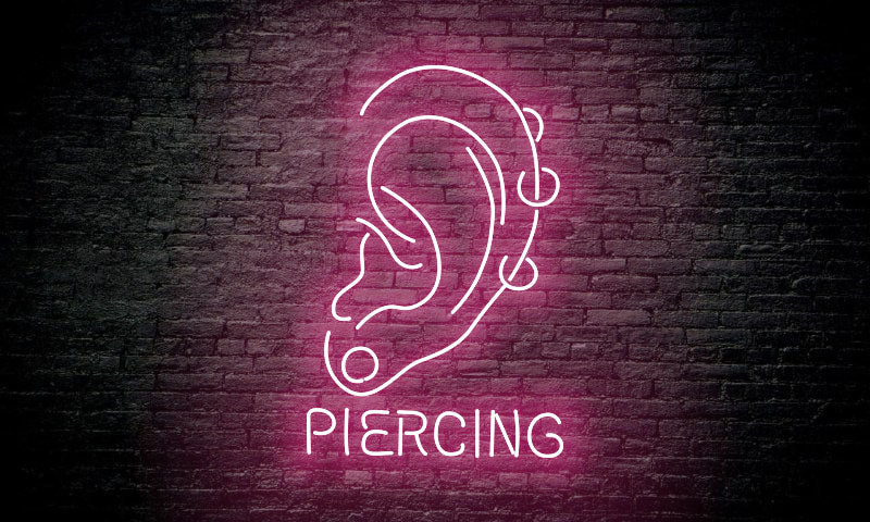 Piercing LED Neon Sign "Ear"