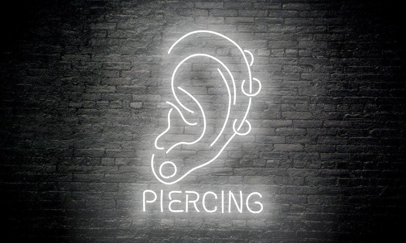 Piercing LED Neon Sign "Ear"