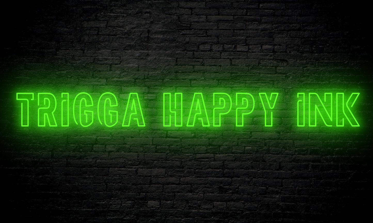 Custom LED neon sign for @trigga_happy91