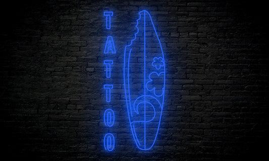 Custom LED neon sign for @beam_team_tattoo