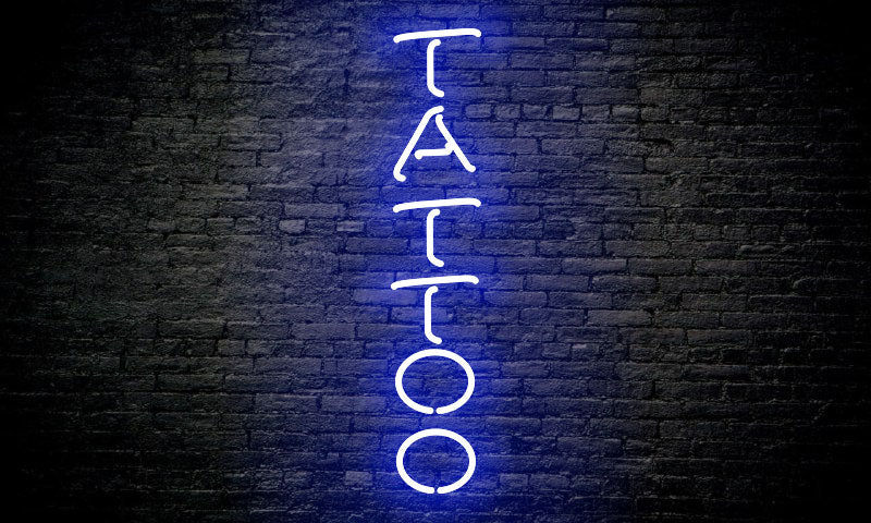 TATTOO LED Neon Sign vertical