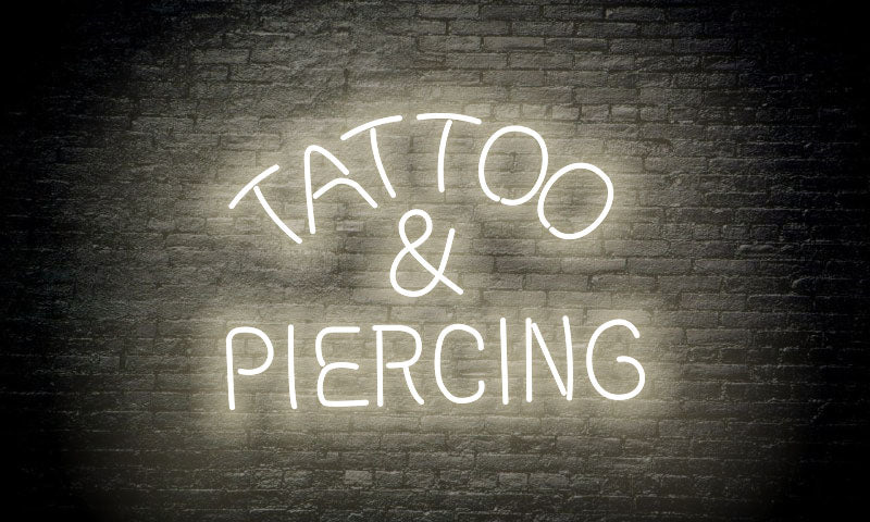 TATTOO&PIERCING LED Neon Sign