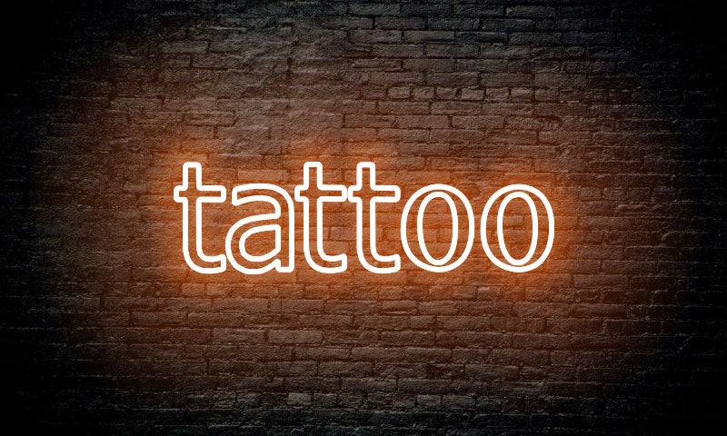 TATTOO LED Neon Sign "tattoo"