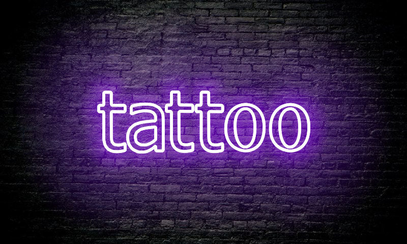 TATTOO LED Neon Sign "tattoo"