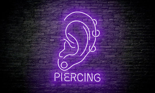 Piercing LED Neon Sign "Ear"