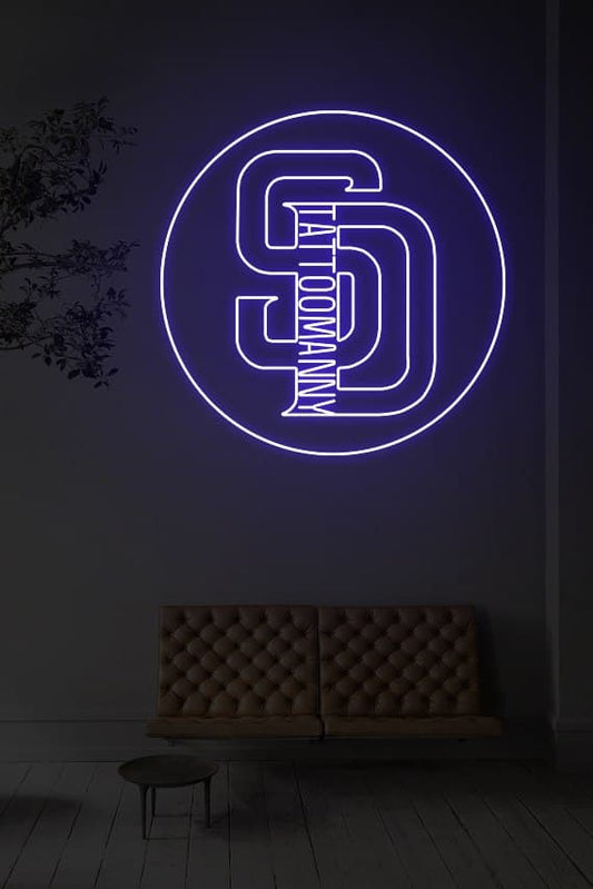 Custom LED neon sign for @sdtattoomanny